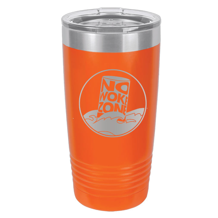 No Woke Zone 20 oz. Stainless Steel Tumbler with Lid