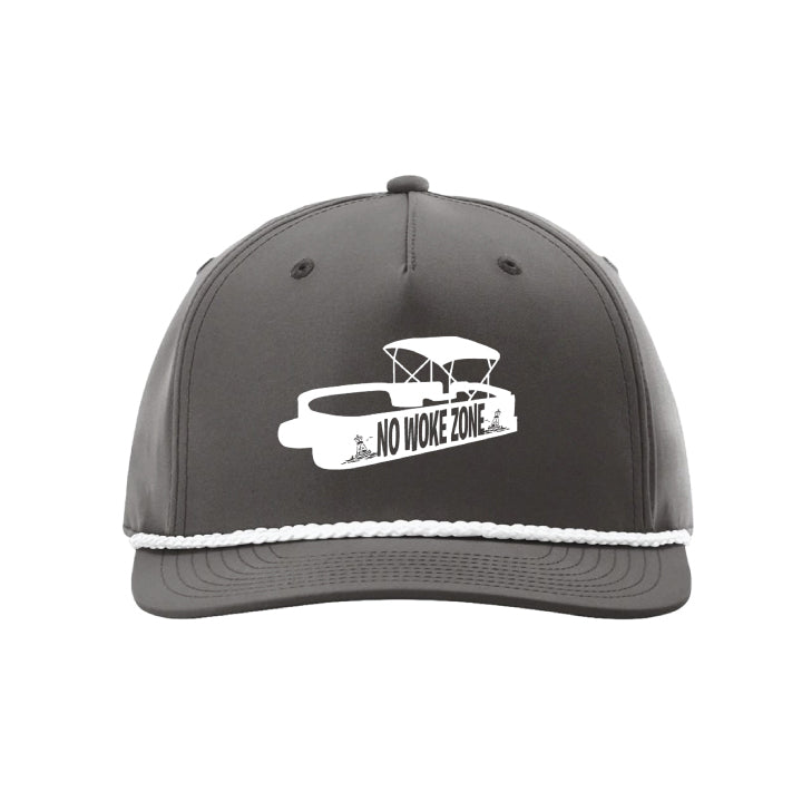 No Woke Zone Boat Logo Hat