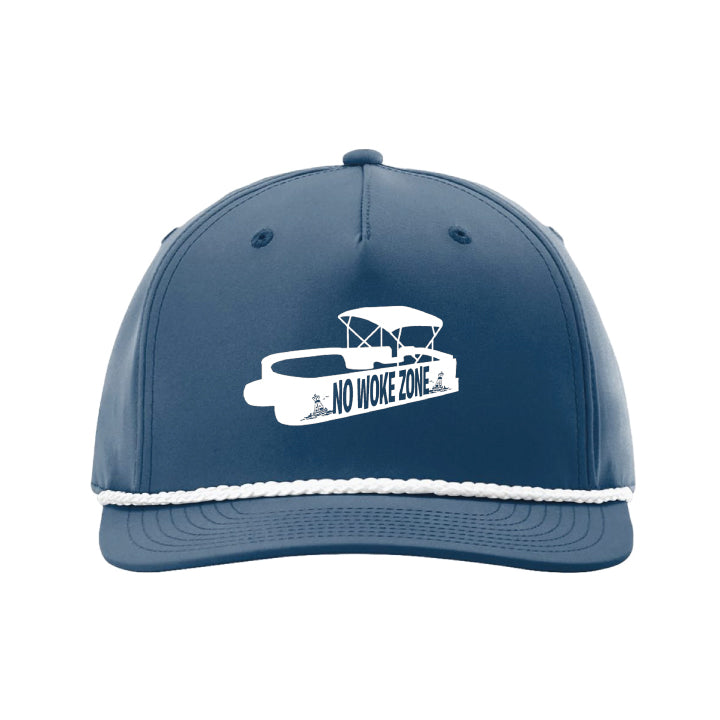 No Woke Zone Boat Logo Hat