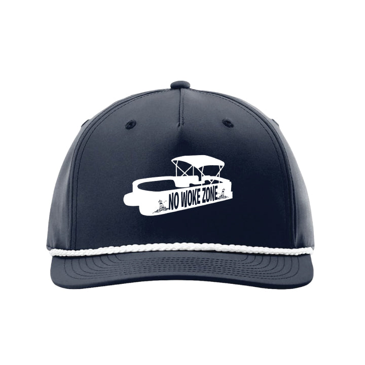 No Woke Zone Boat Logo Hat