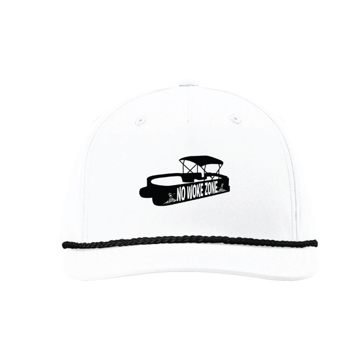 No Woke Zone Boat Logo Hat