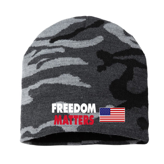 Freedom Matters Camo Beanie