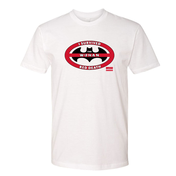 Wuhan Red Death T-Shirt (Grey and White)