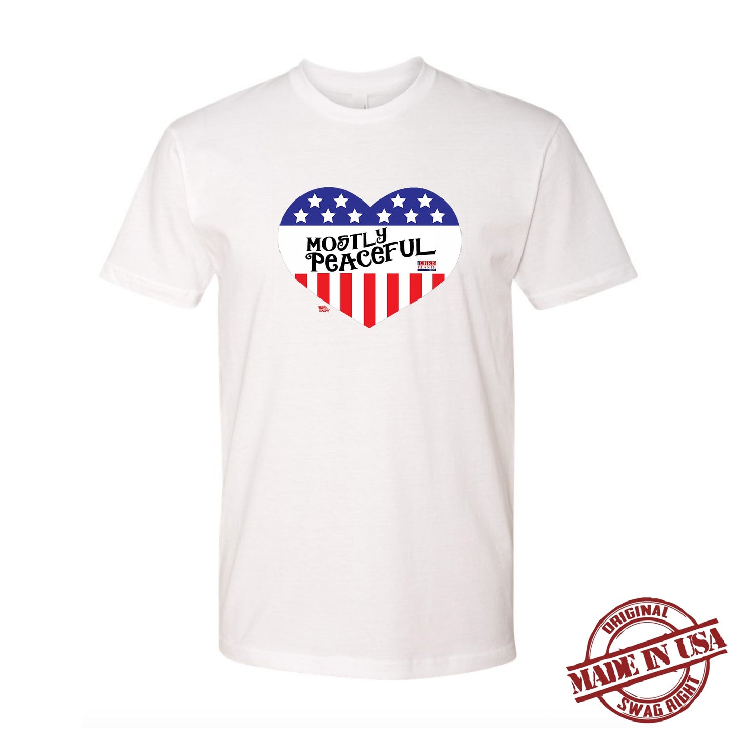 Mostly Peaceful Heart T-Shirt