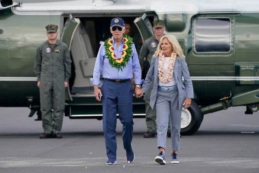 Joe Antoinette Biden lies to survivors, makes it all about himself in Hawaii