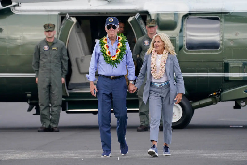 Joe Antoinette Biden lies to survivors, makes it all about himself in Hawaii