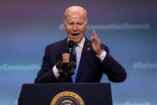 Biden bizarrely ends gun control speech with ‘God save the Queen’