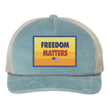 Freedom Matters Patch Corduroy Trucker Hat