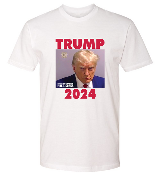 Trump 2024 Gorka Mug Shot T-Shirt