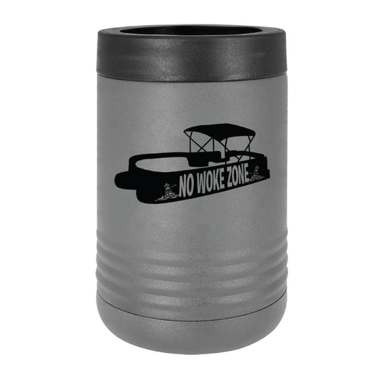 No Woke Zone Beverage Holder/Koozie - Boat Logo