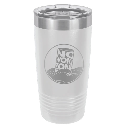 No Woke Zone 20 oz. Stainless Steel Tumbler with Lid