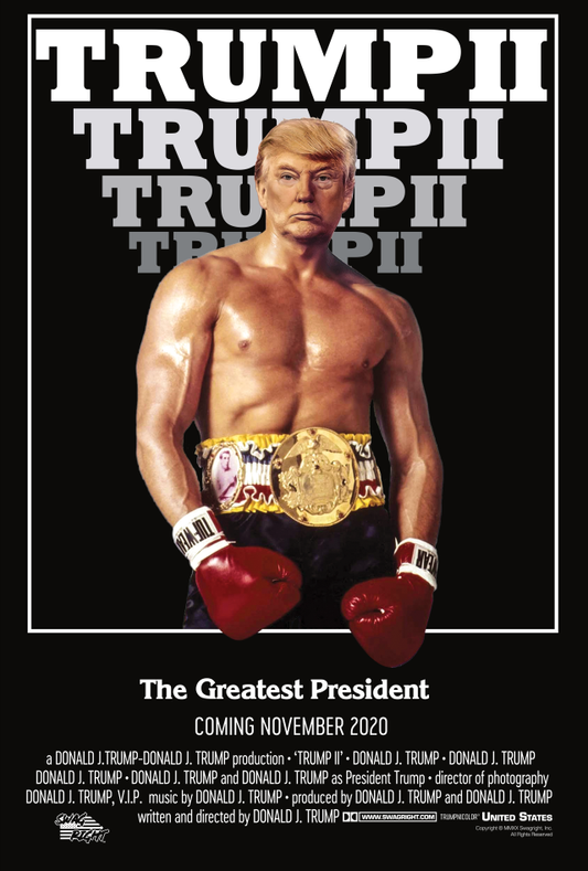 Trump II Poster - Rocky Style (24x36 in)